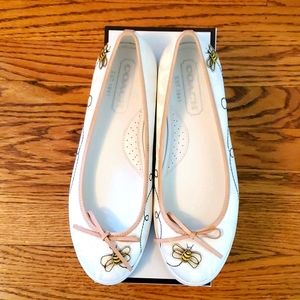 COACH New In Box Canvas Flats